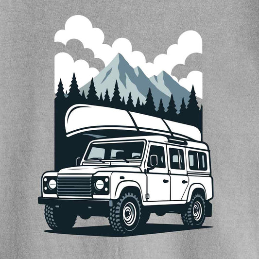 Jeep Canoe Landscape T-shirt