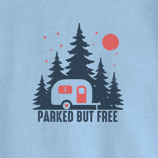 Parked But Free Caravan T-shirt