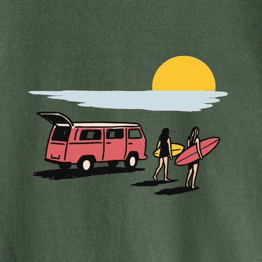 Surf And Van Landscape T-shirt