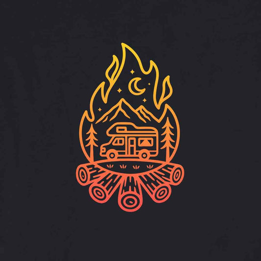 Fireplace Van T-shirt