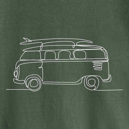 Surf Van Line Art T-shirt