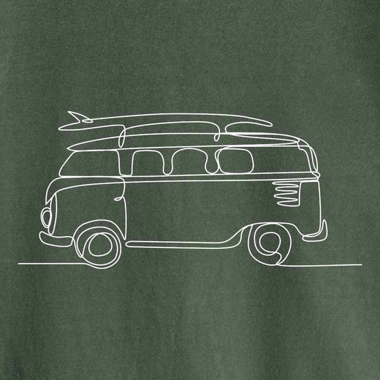 Surf Van Line Art T-shirt