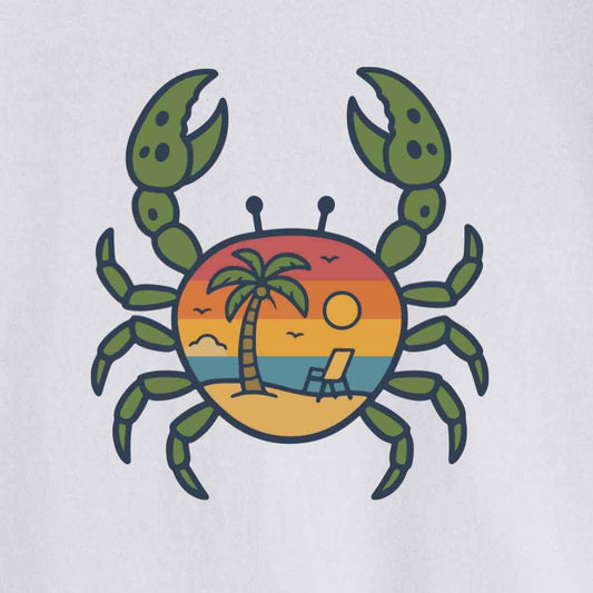 Crab Beach Landscape T-shirt