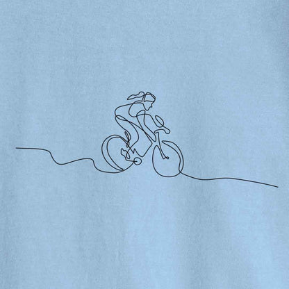 Mountain Bike Line Art (woman) T-shirt