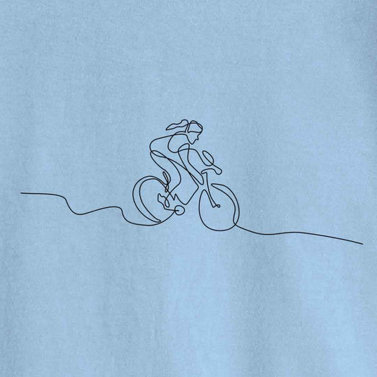 Mountain Bike Line Art (woman) T-shirt