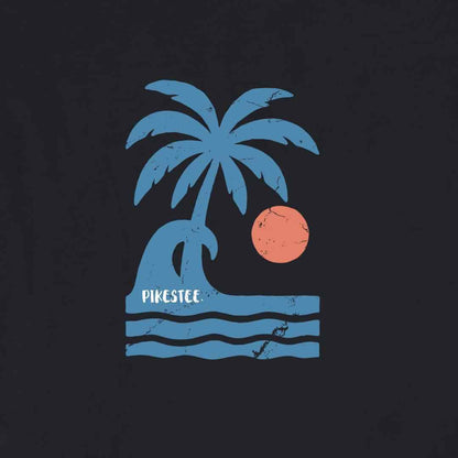 Wave Palm and Ocean T-shirt