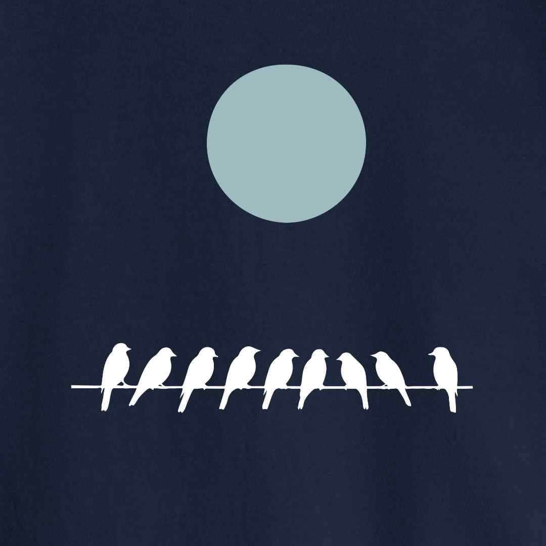Birds On Power Line T-shirt
