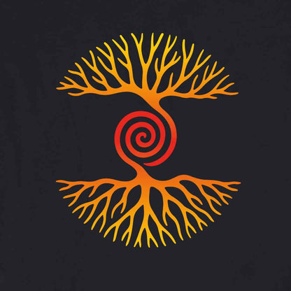 Tree and Roots Spiral T-shirt