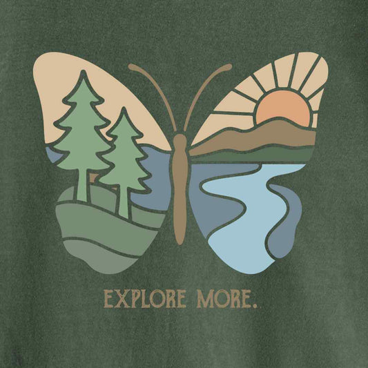 Explore More Butterfly Landscape T-shirt