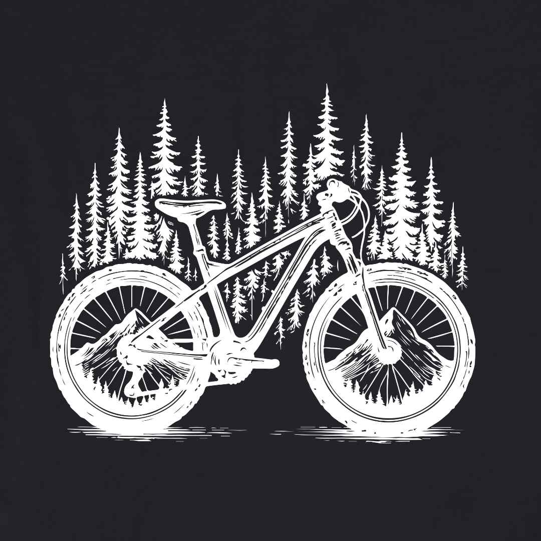 Wooden Mountain Bike T-shirt