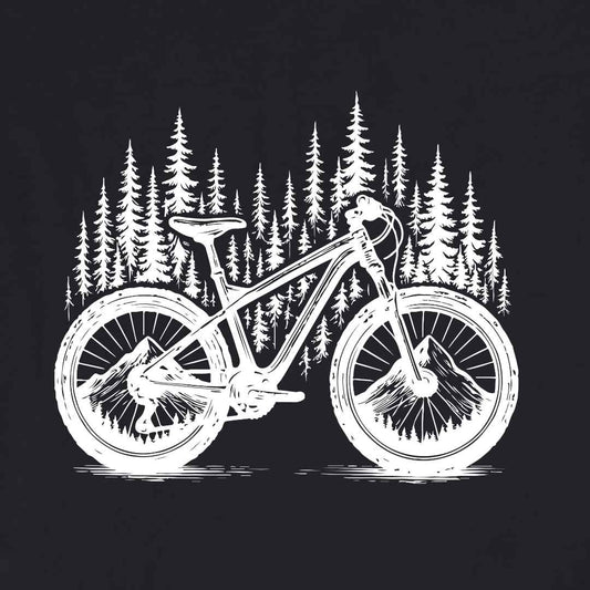 Wooden Mountain Bike T-shirt