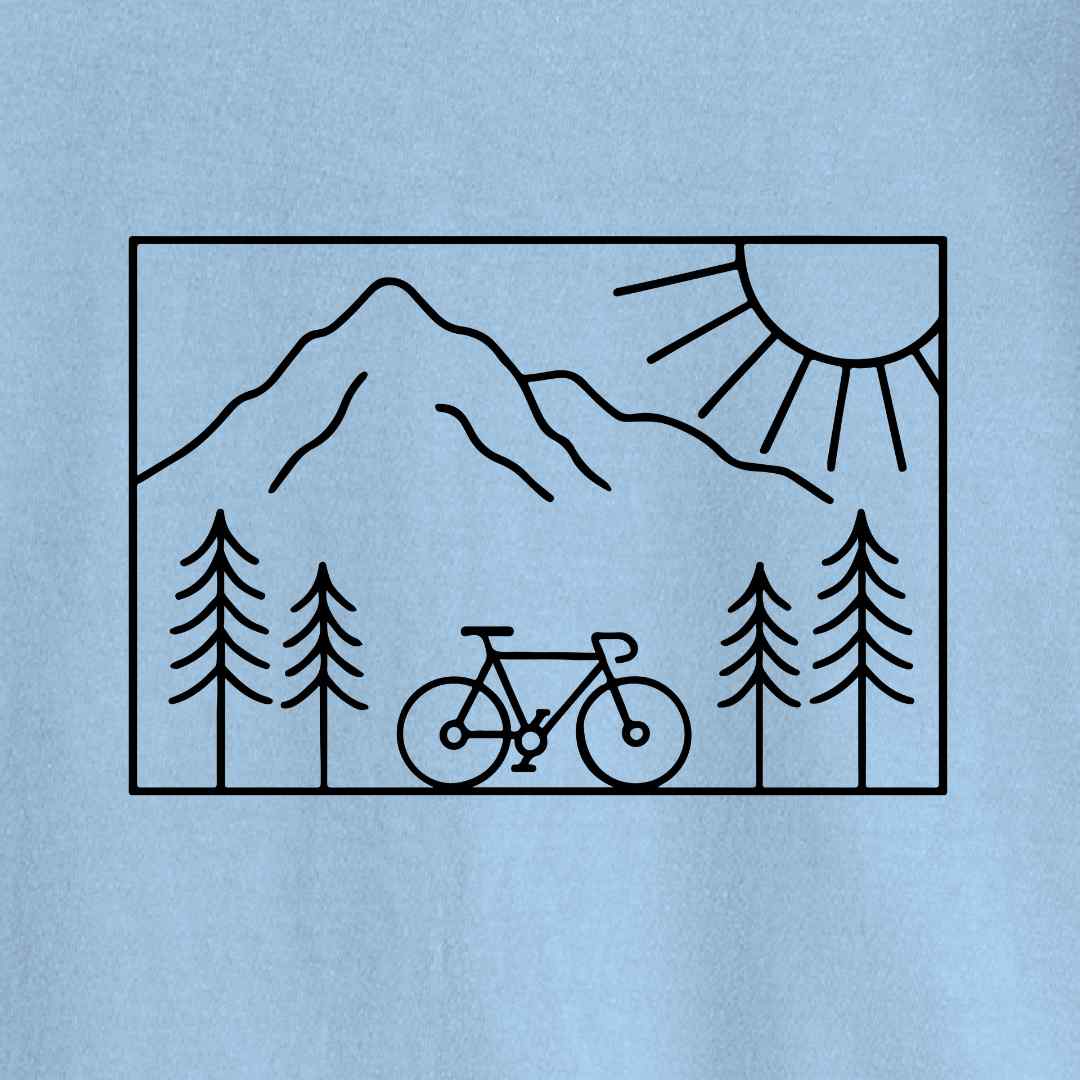 Cycling In Mountains T-shirt
