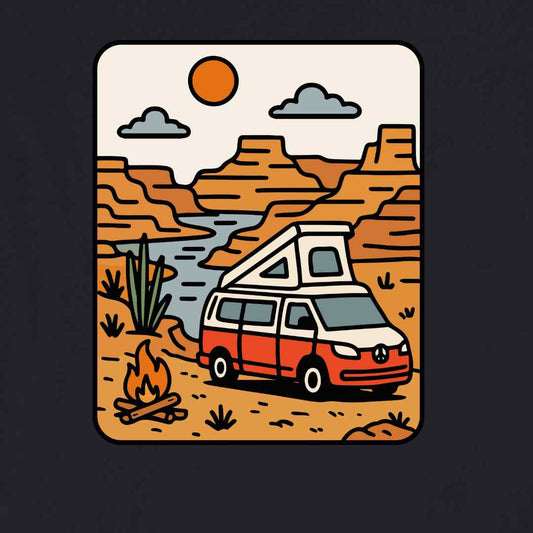 Cartoon Van Canyon T-shirt