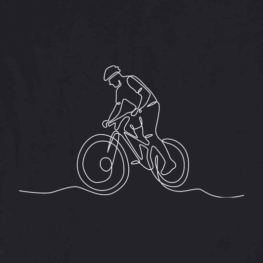 Mountain Bike Line art T-shirt