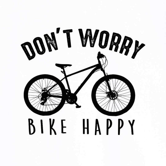 Don't Worry, Bike Happy T-shirt