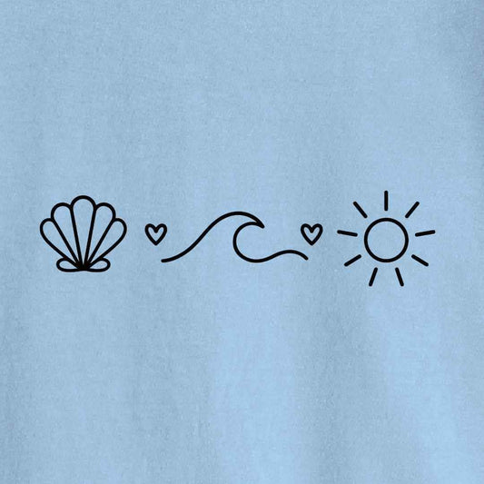 Shell, Wave and Sun T-shirt