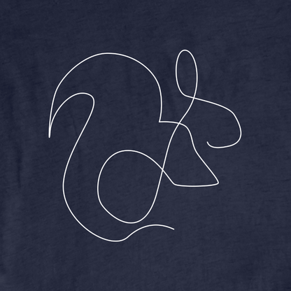 Squirrel Line Art T-shirt