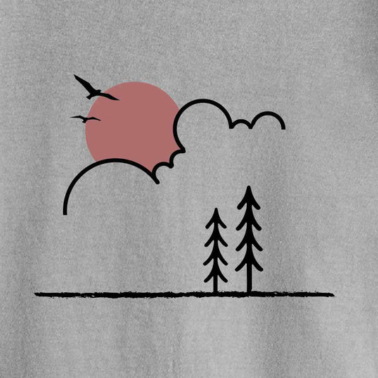 Sun And Cloud Minimalist T-shirt