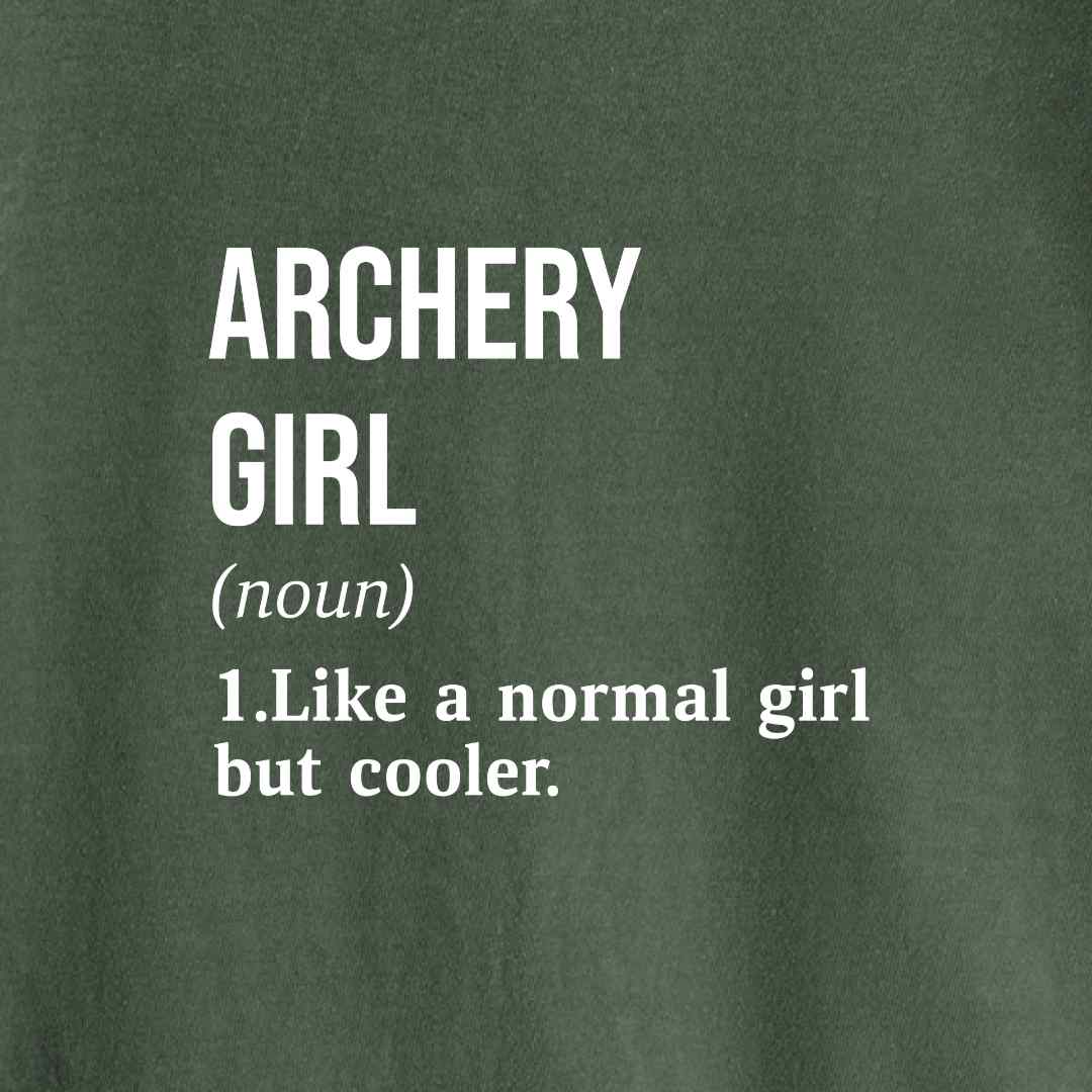 Archery Girl Definition T-shirt
