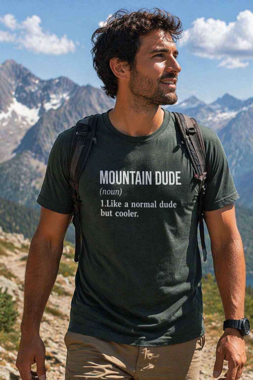 Mountain Dude Definition T-shirt