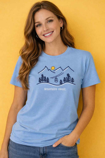 Mountains awaits T-shirt