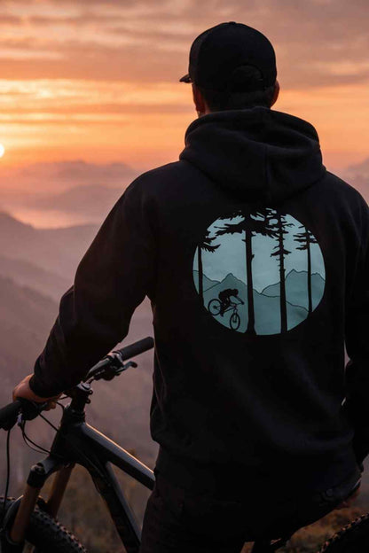 Mtb Round Back-Print Hoodie
