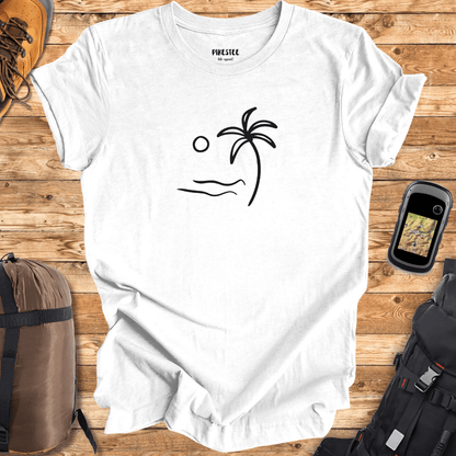 Beach Landscape Graphic T-shirt