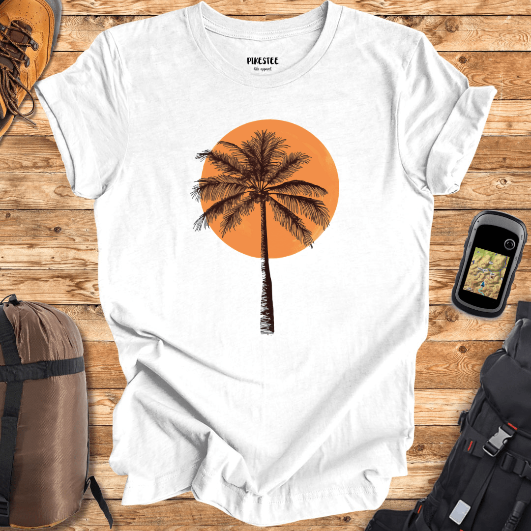 Palm And Sun Graphic T-shirt