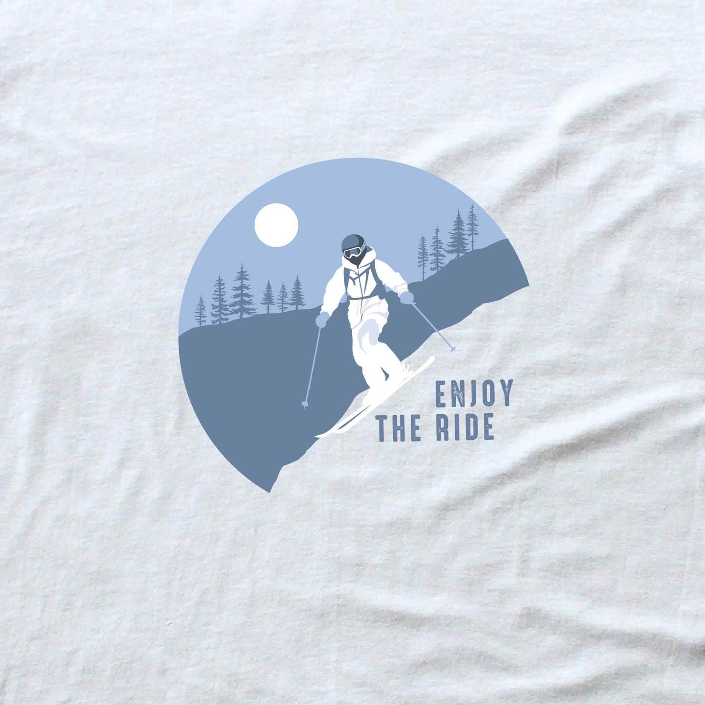 Enjoy The Ride Ski T-shirt