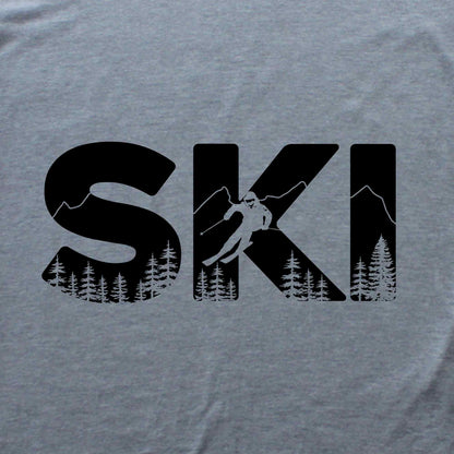 Ski Typo Kids T-Shirt