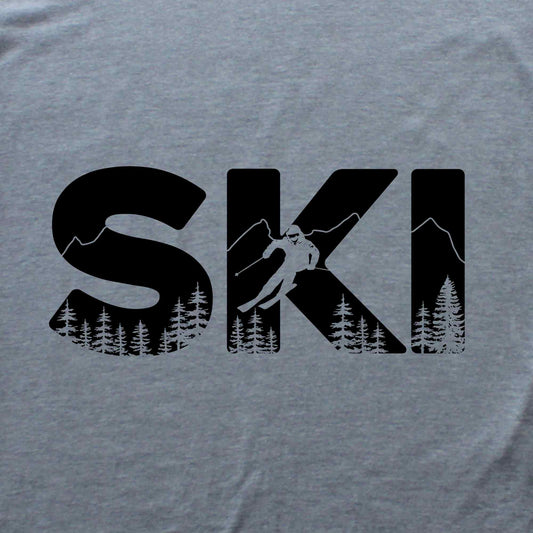 Ski Typo Kids T-Shirt