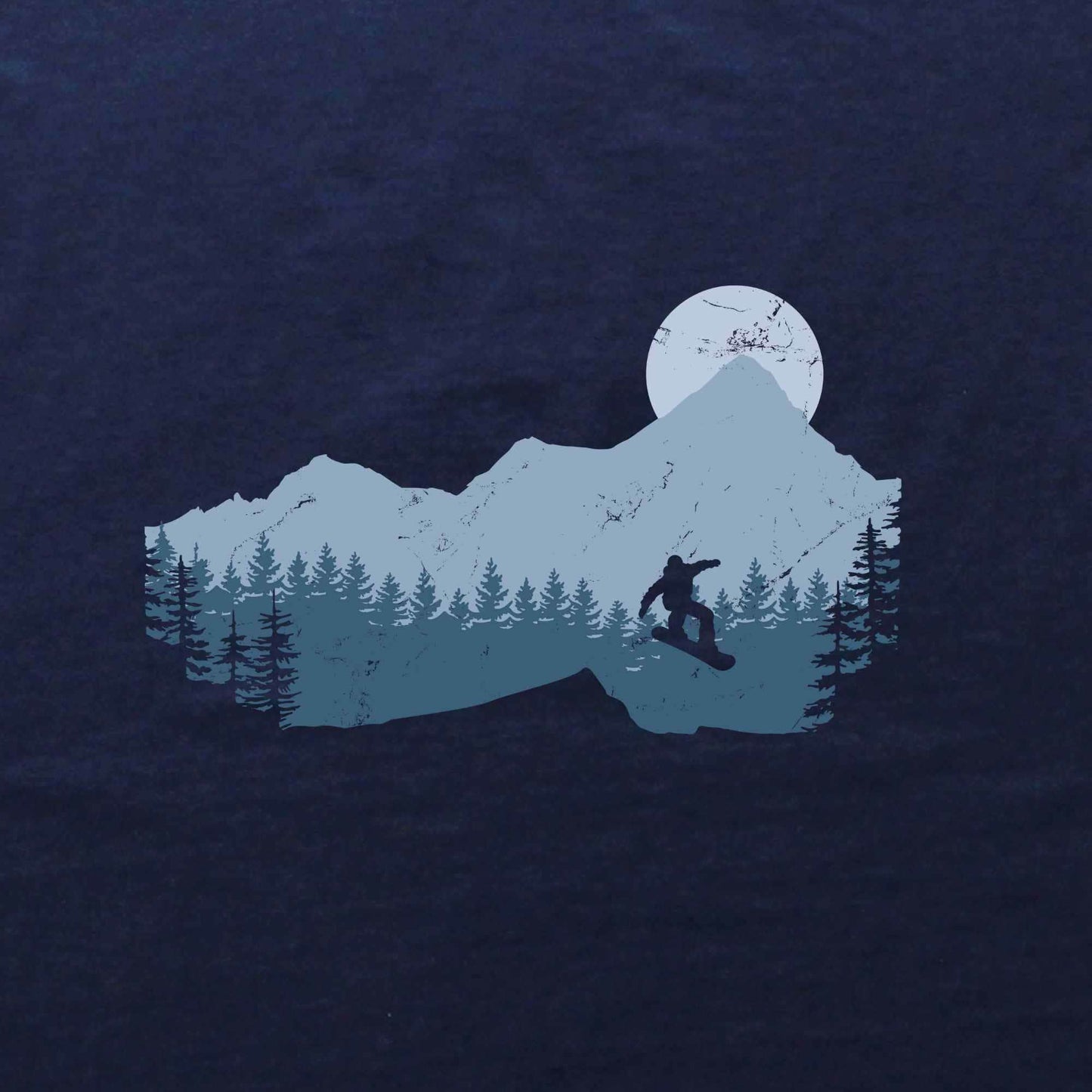 Snowboard Jump Landscape T-shirt