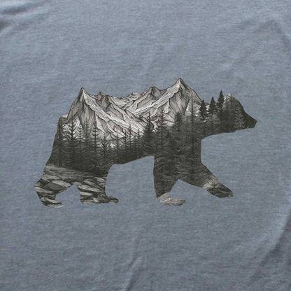Bear landscape T-shirt