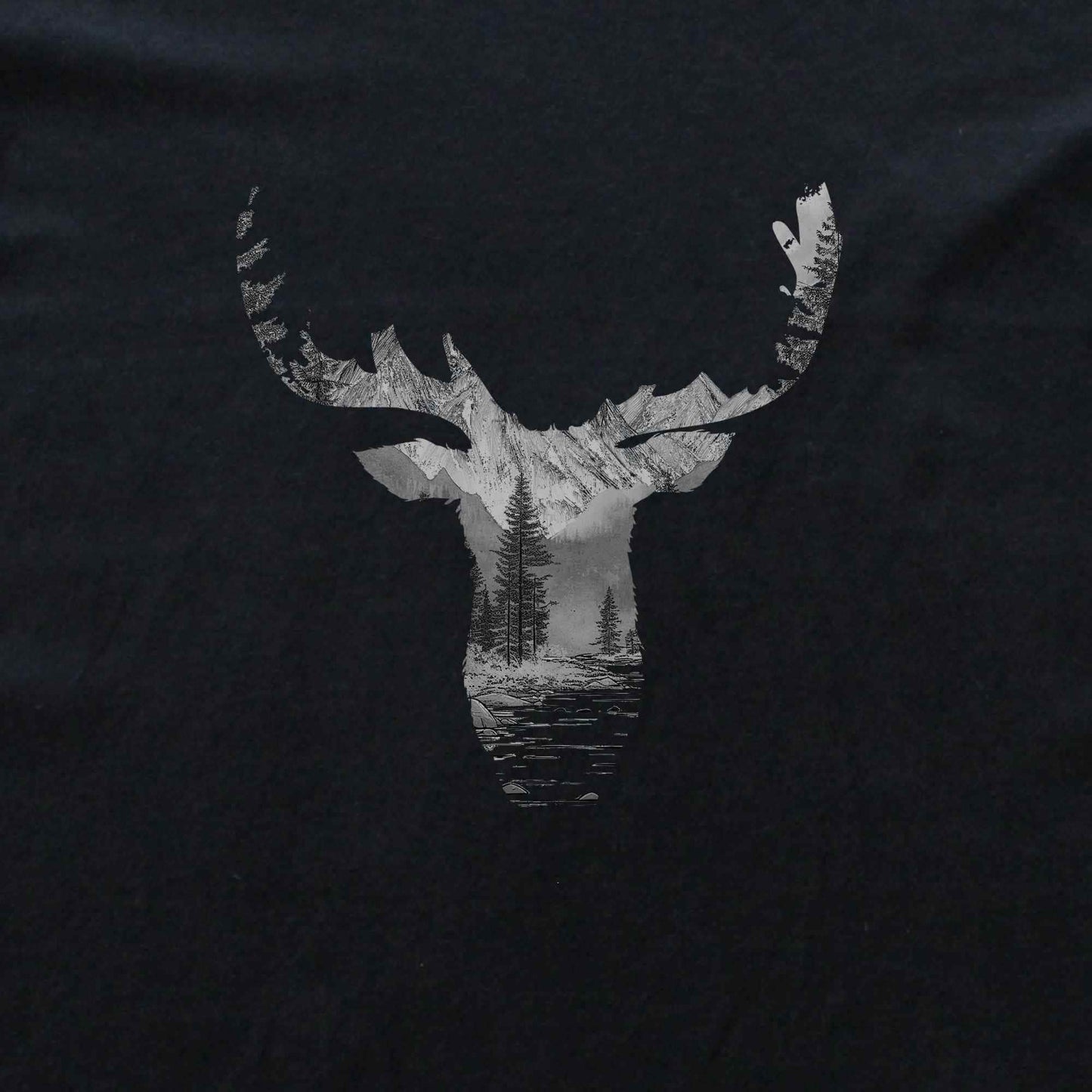 Deer Head Landscape T-shirt