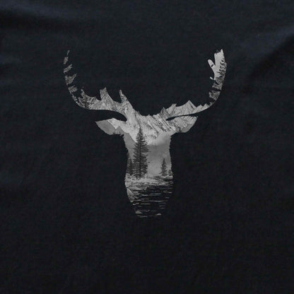 Deer Head Landscape T-shirt