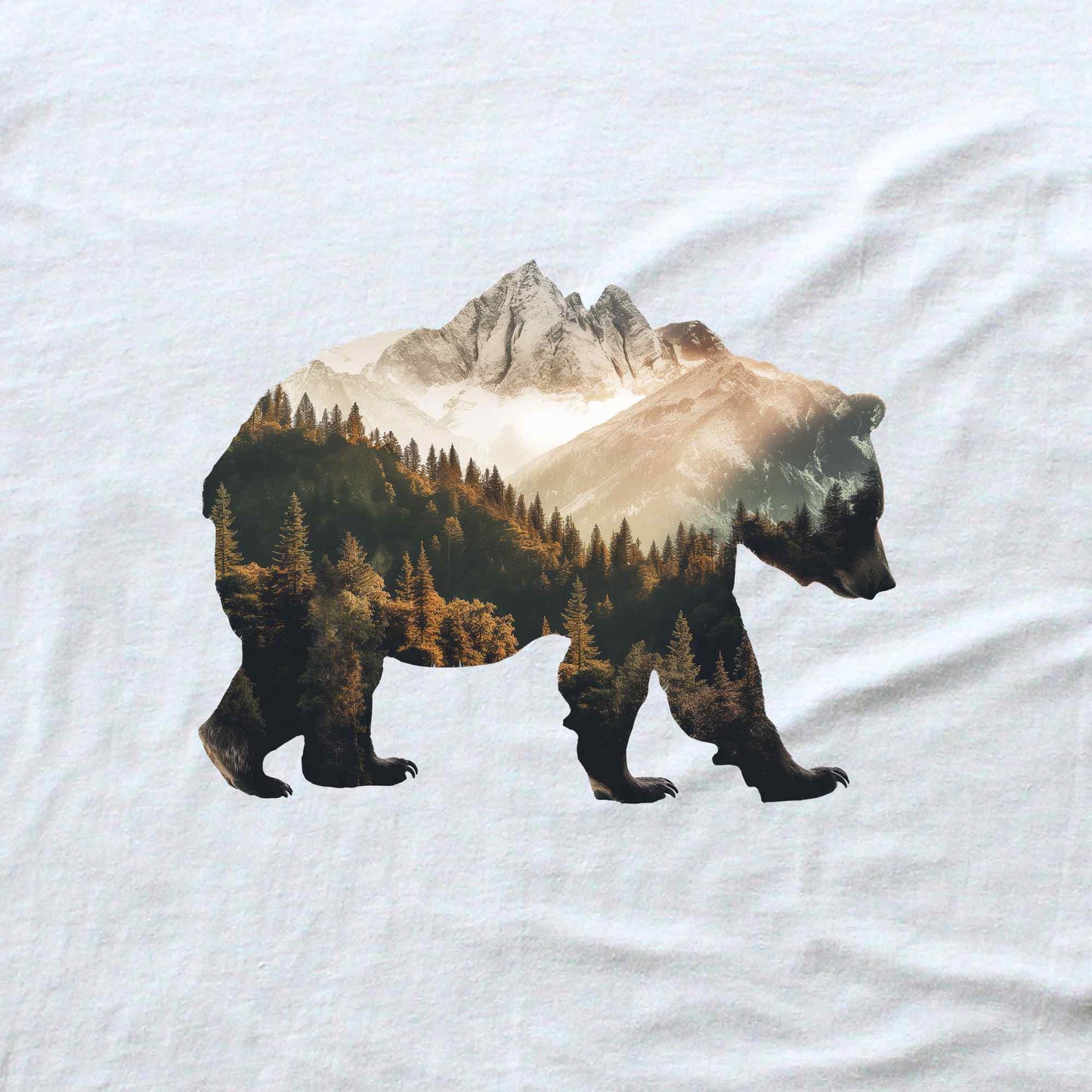 ColorFull Bear Landscape T-shirt