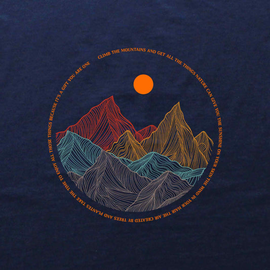 "Retro Landscape" graphic T-shirt