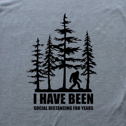 Social Distancing BigFoot T-shirt