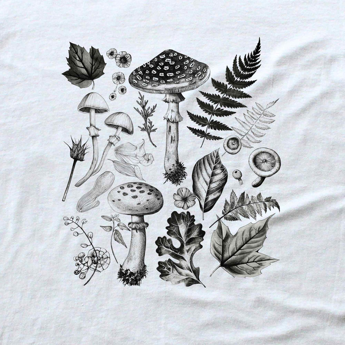 Nature And Mushrooms T-shirt
