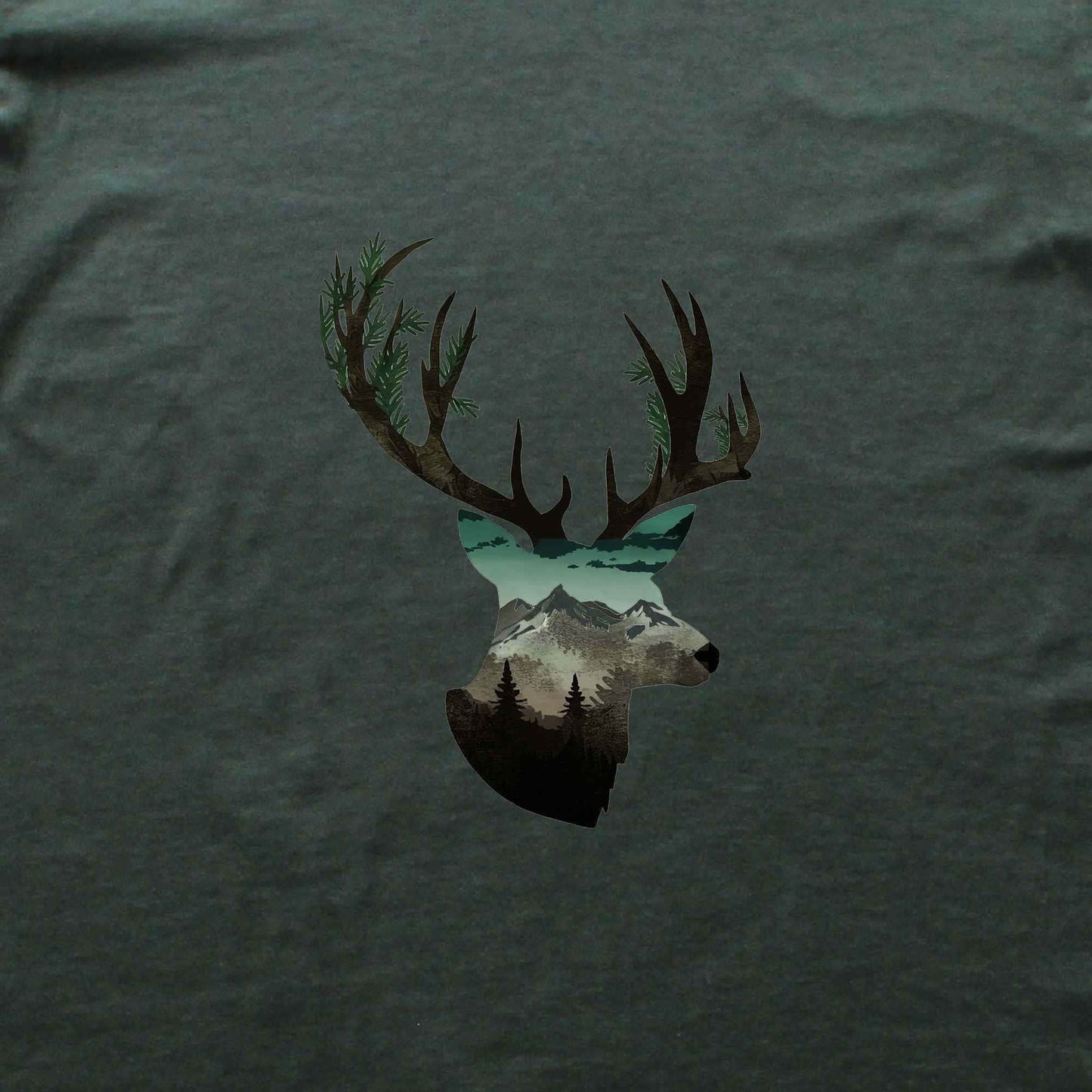 Deer antler's Landscape T-shirt