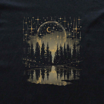 Gold Forest and lake T-shirt