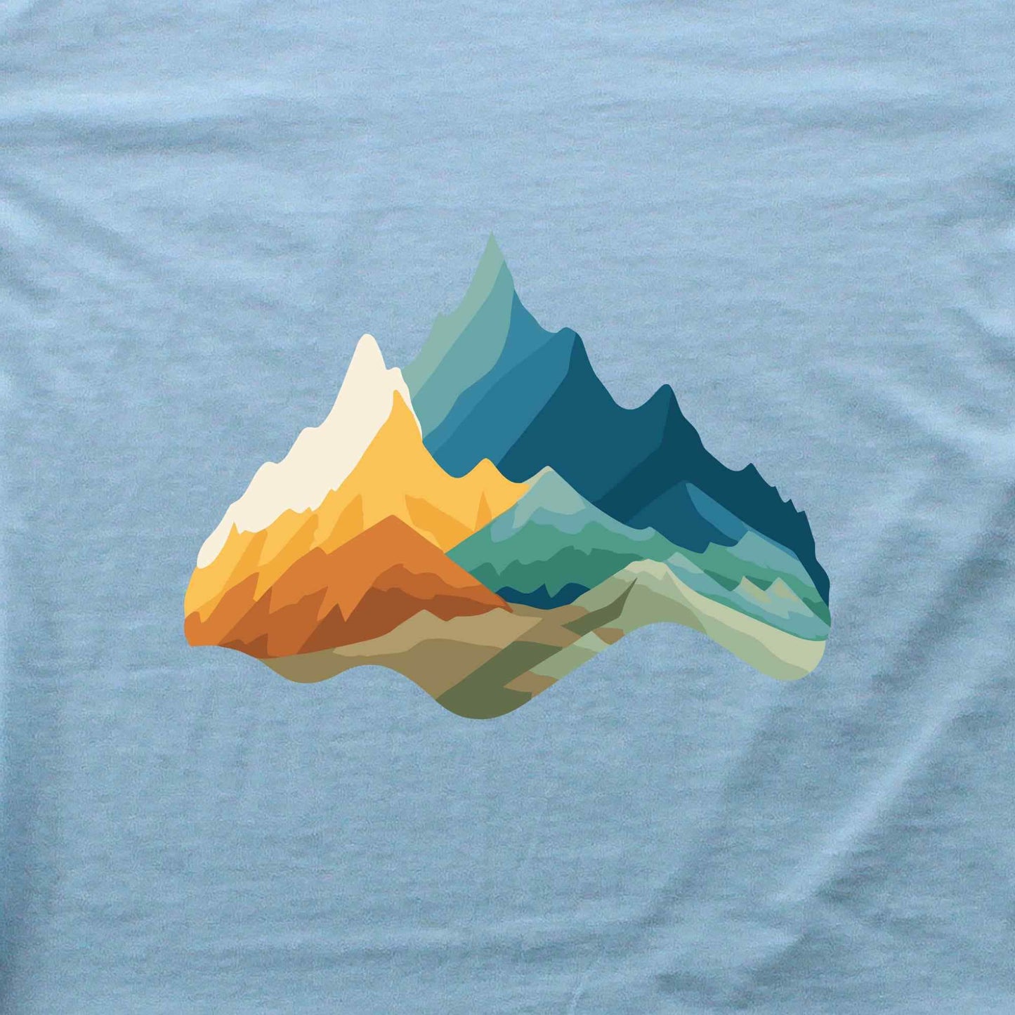MountainsHill Colorfull T-shirt