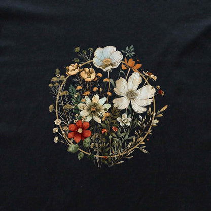 Gold Flowers T-shirt