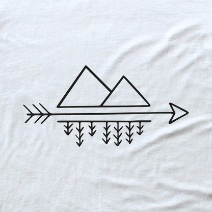 Arrow, Trees and Mountains T-shirt
