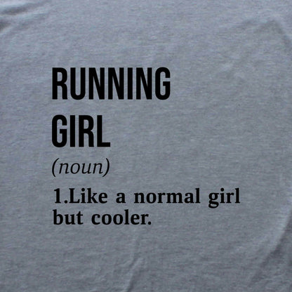 Running Girl Definition T-shirt