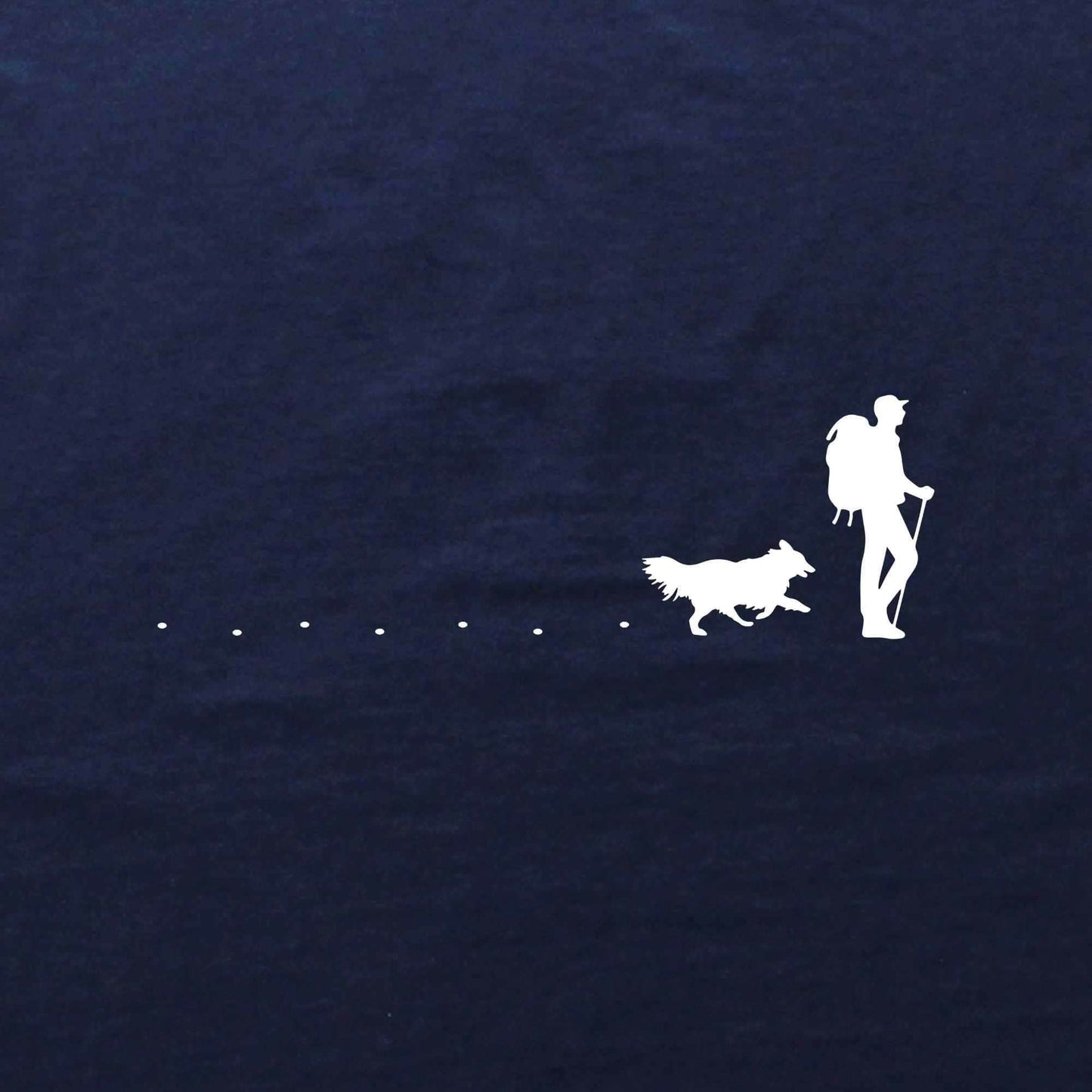 Hiker and Dog Path (man) T-shirt