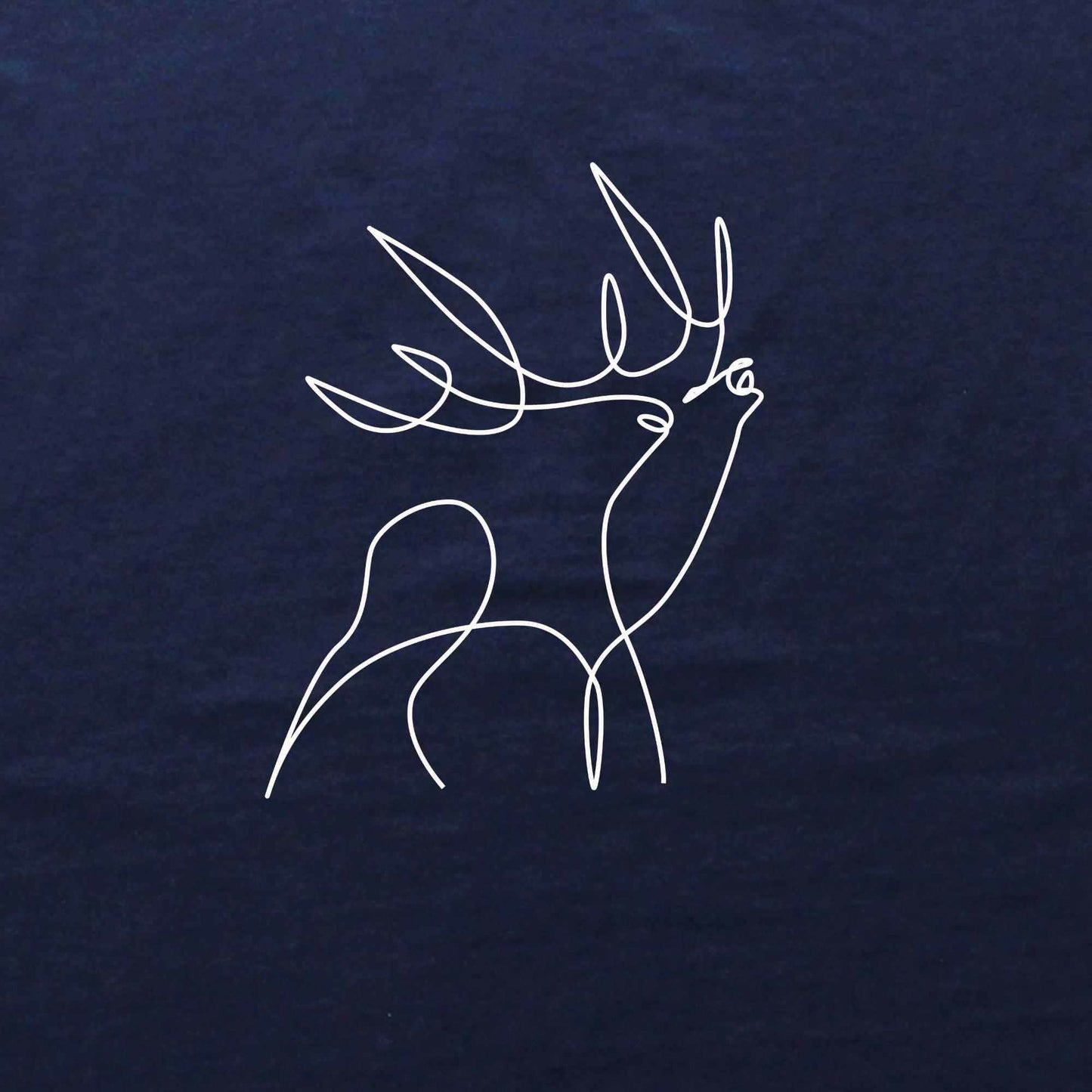 Line Art Deer T-shirt