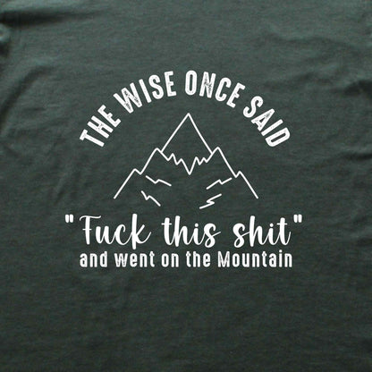 The Wise Once Mountain T-shirt