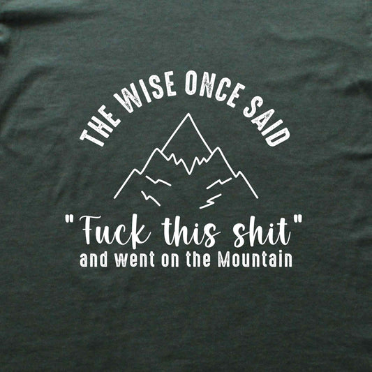 The Wise Once Mountain T-shirt