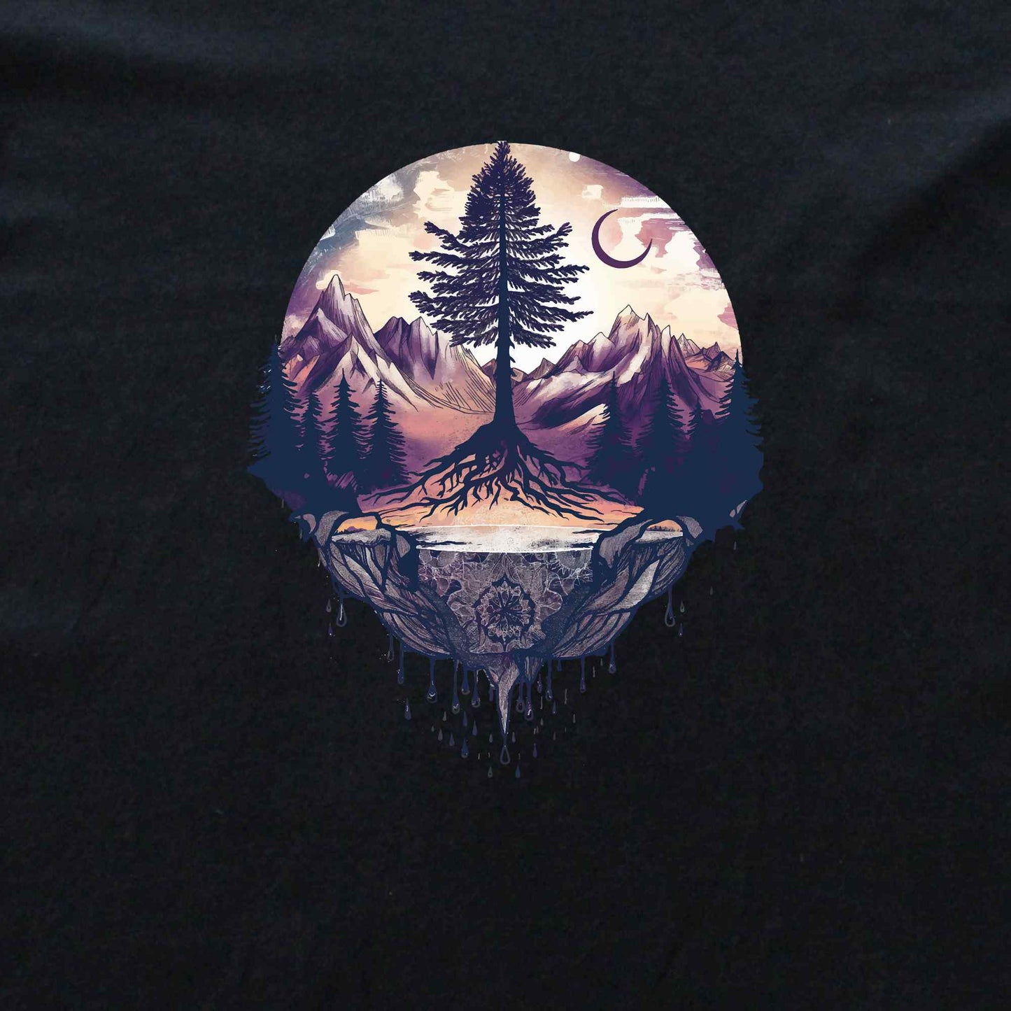 Water Dripping Landscape T-shirt